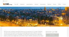 Desktop Screenshot of cbe-group.com